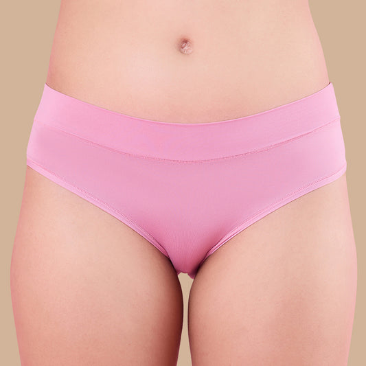 Super 4 Way Stretch Hipster Panty-NYP342-D Pink
