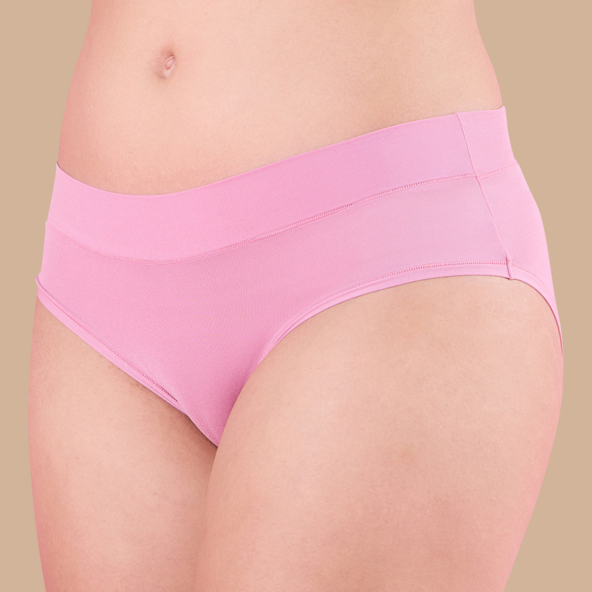 Super 4 Way Stretch Hipster Panty-NYP342-D Pink