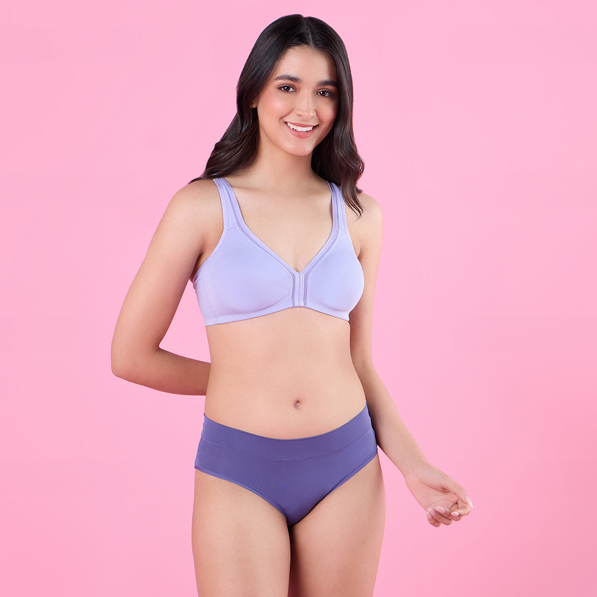 Nykd by Nykaa Super 4 Way Stretch Hipster Panty-NYP342-D Purple