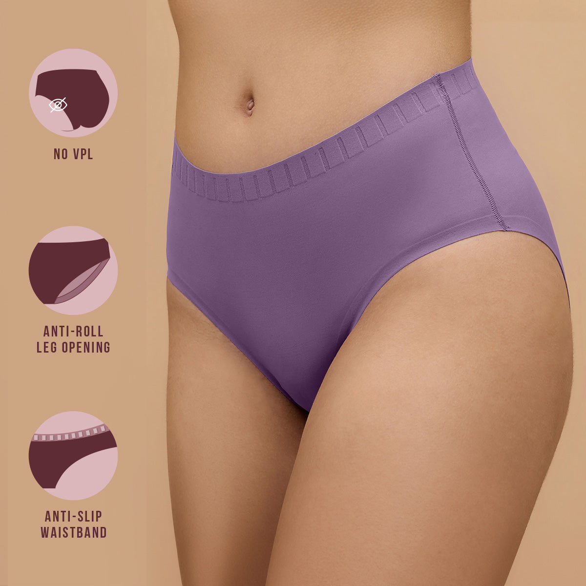 InvisiBlend No VPL Hipster-NYP356-Purple