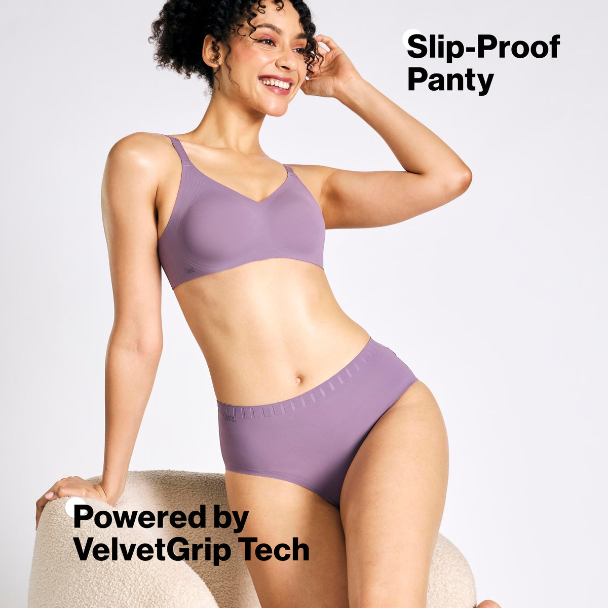 Nykd by Nykaa InvisiBlend™ Slip Proof No VPL Hipster-Purple NYP356