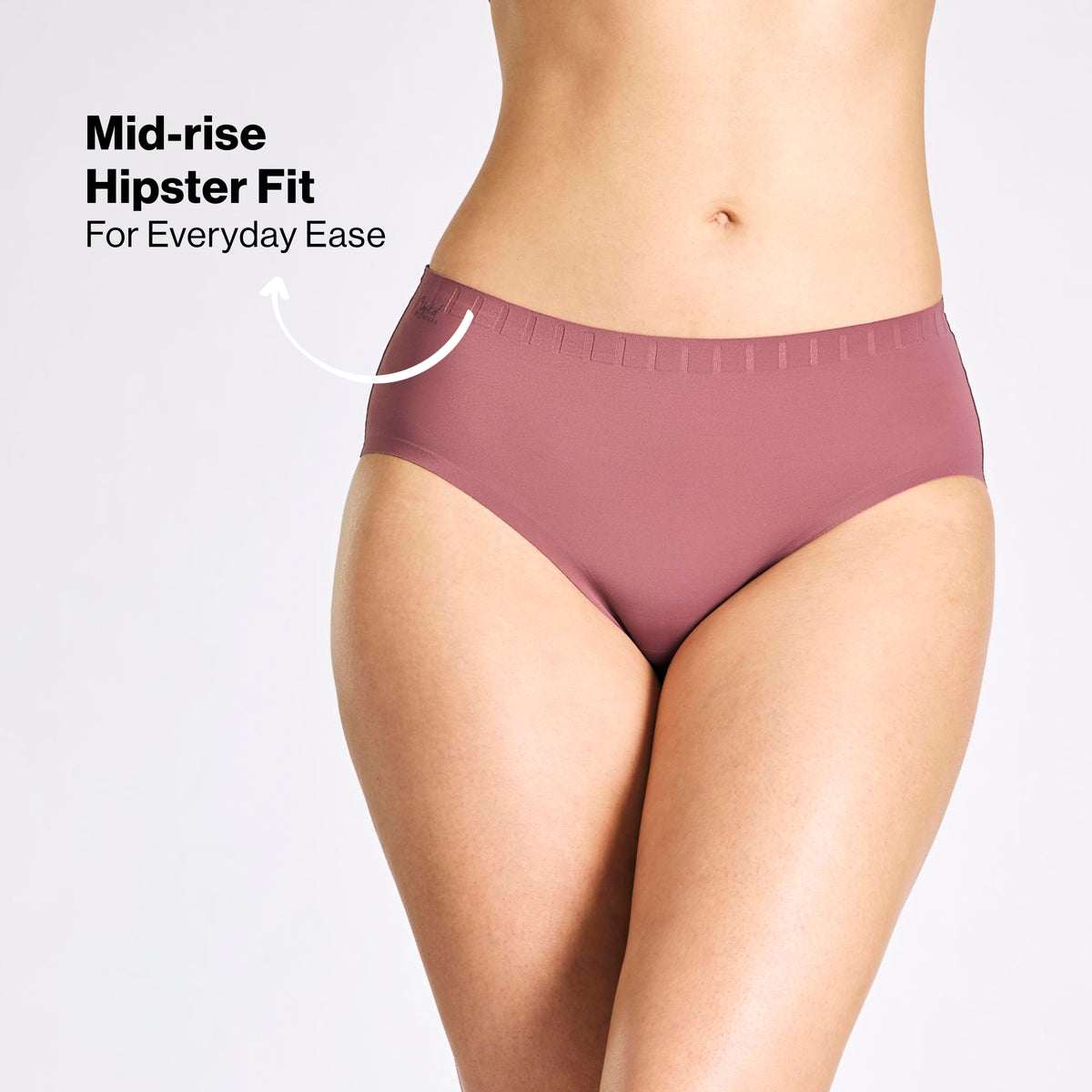 Nykd by Nykaa InvisiBlend™ Slip Proof No VPL Hipster-Wine NYP356