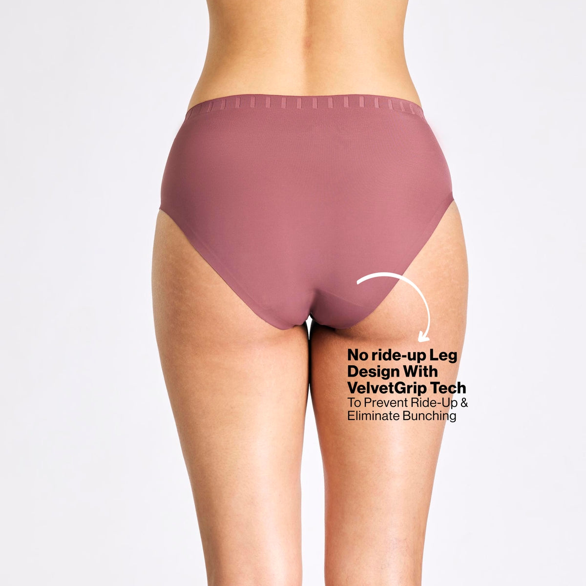 Nykd by Nykaa InvisiBlend™ Slip Proof No VPL Hipster-Wine NYP356
