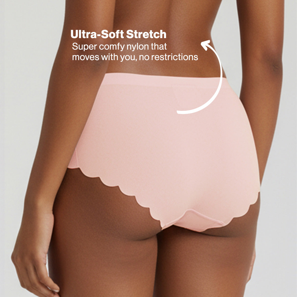 Nykd by Nykaa No VPL Travel Hipster Lipstick Panty NYP367 Rose