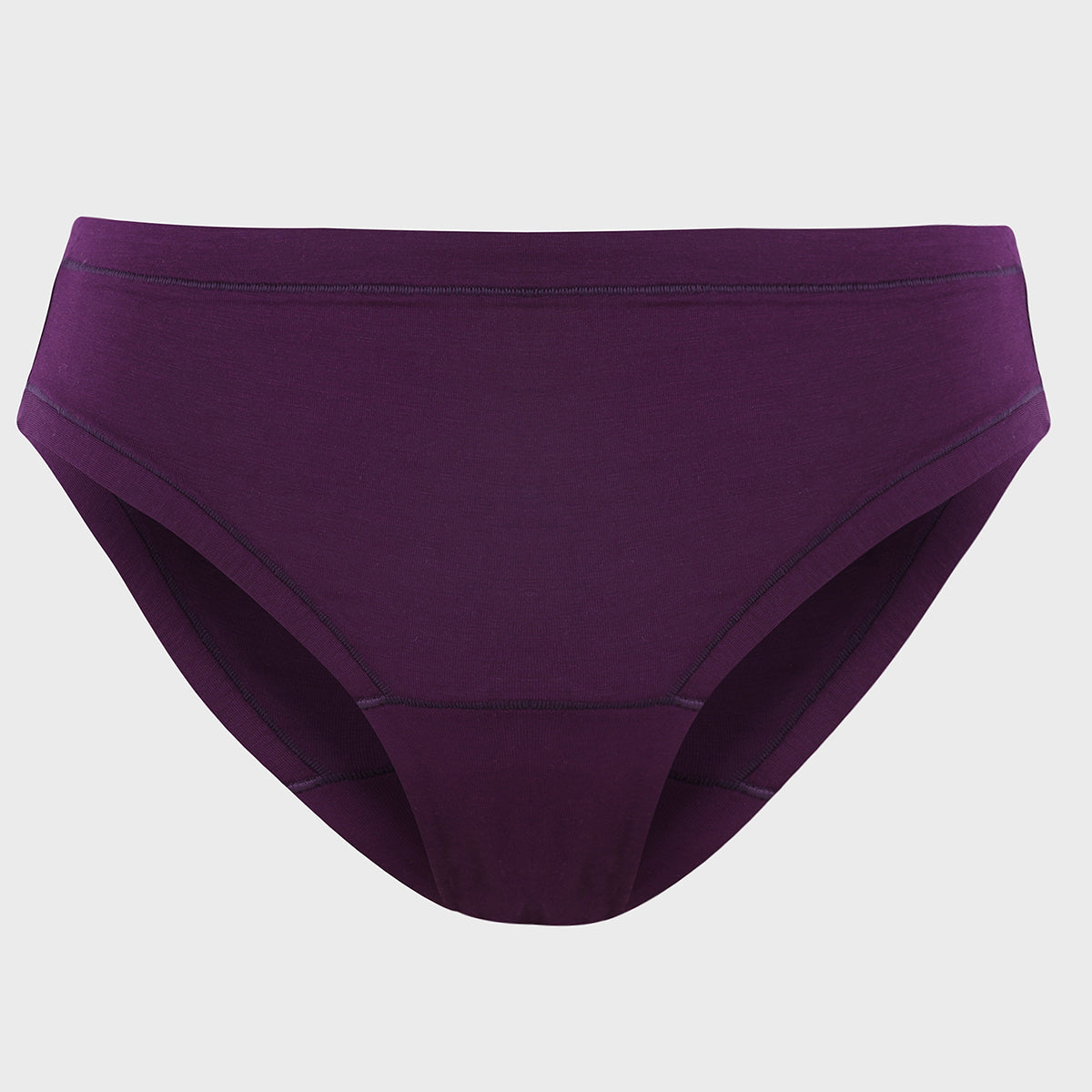 Modal Akin To Skin Super Soft Bikini Panty-NYP382-PO2-Carrot & Eggplant