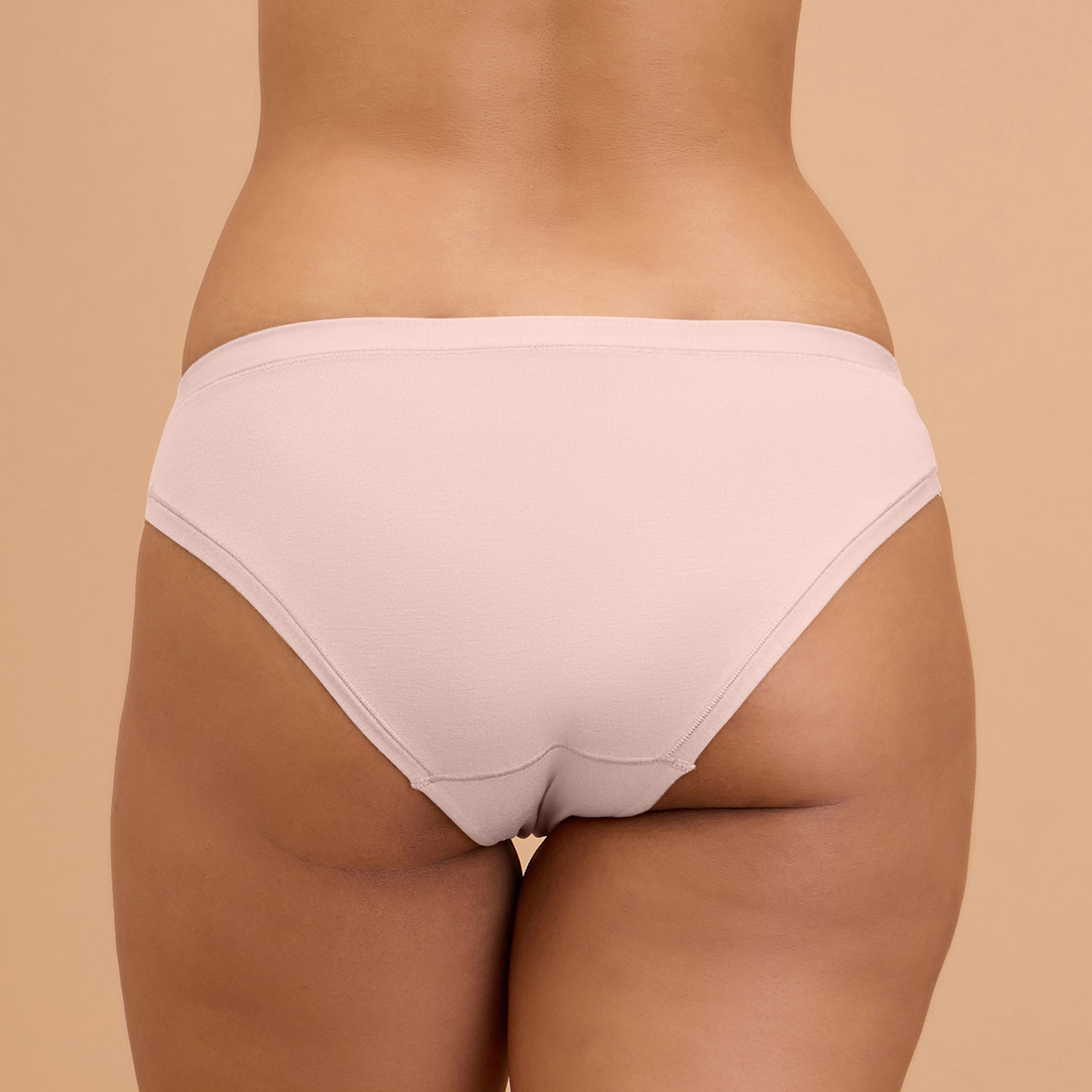 Modal Akin To Skin Super Soft Bikini Panty-NYP382-PO2-Nude & Eggplant