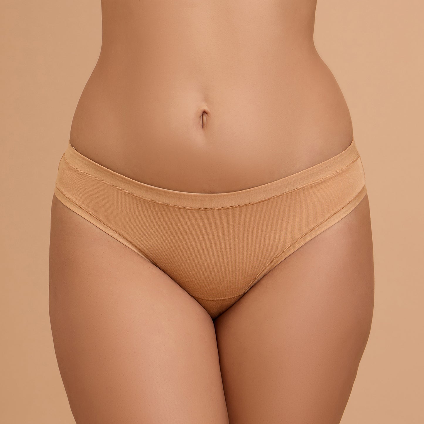 Modal Akin To Skin Super Soft Bikini Panty-NYP382-PO2-Tan & Nude