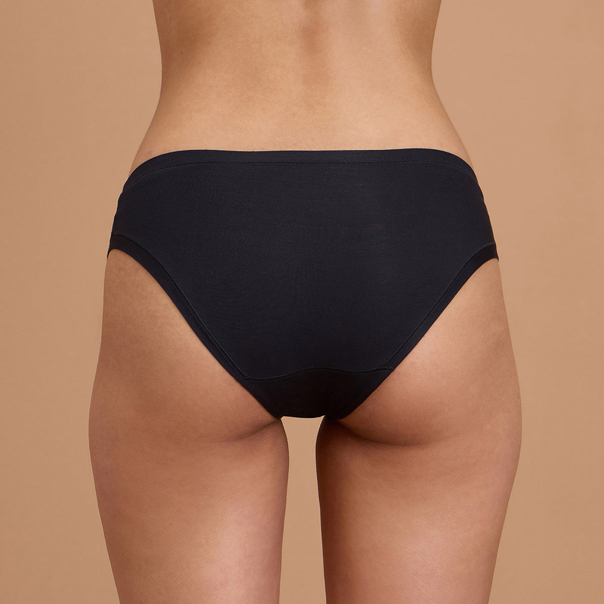 Modal Akin To Skin Super Soft Bikini Panty-NYP382-PO2-Black & Tan