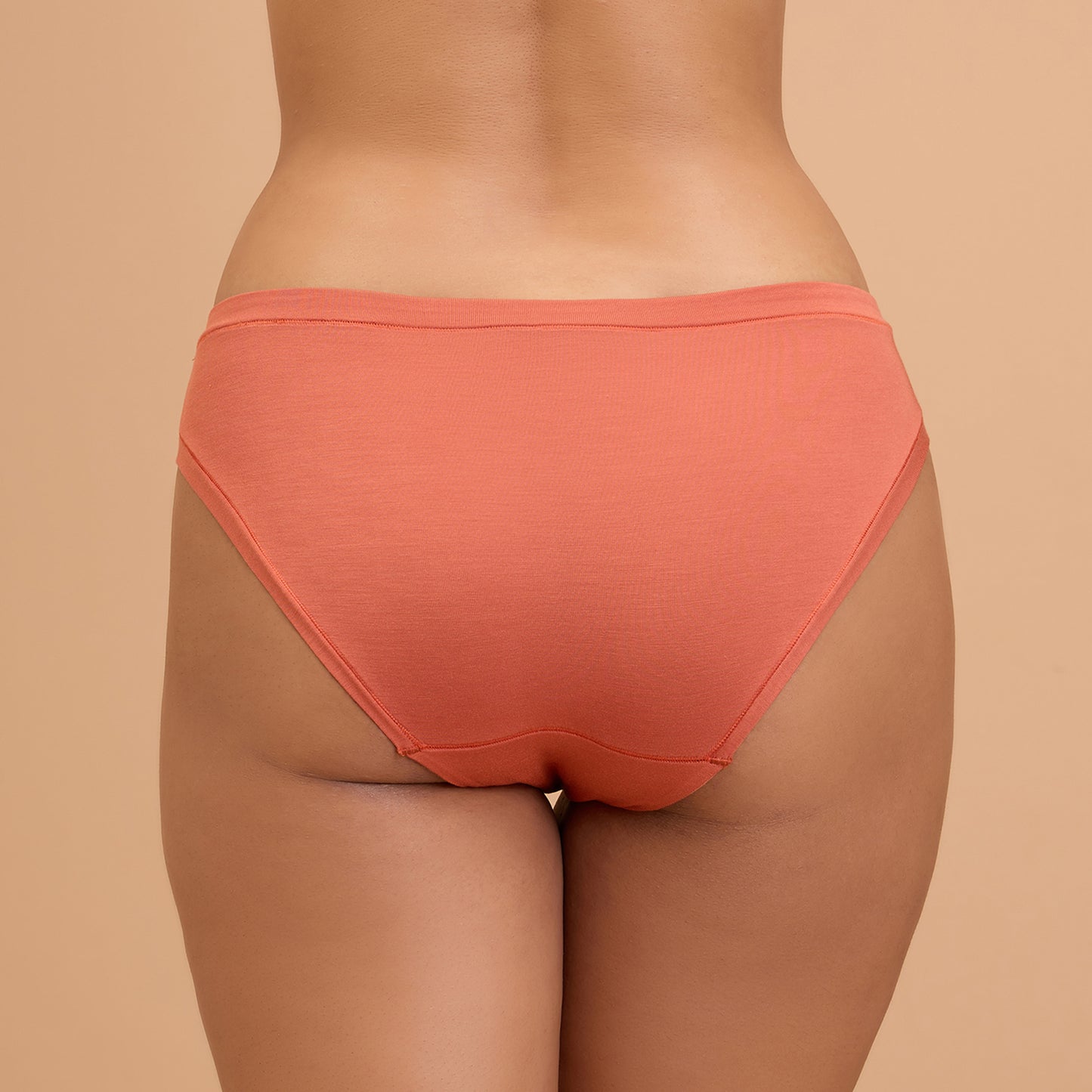 Modal Akin To Skin Super Soft Bikini Panty-NYP382-Carrot