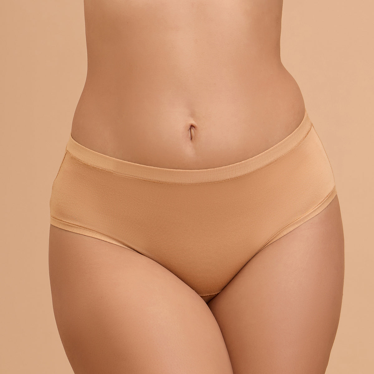 Modal Akin To Skin Super Soft Hipster Panty-NYP383-PO2-Tan & Nude