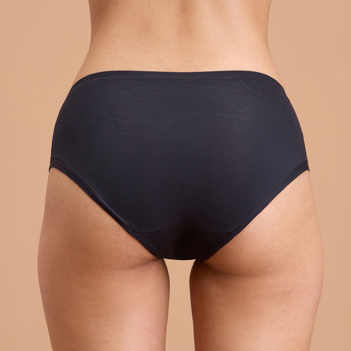 Modal Akin To Skin Super Soft Hipster Panty-NYP383-PO2-Black & Tan