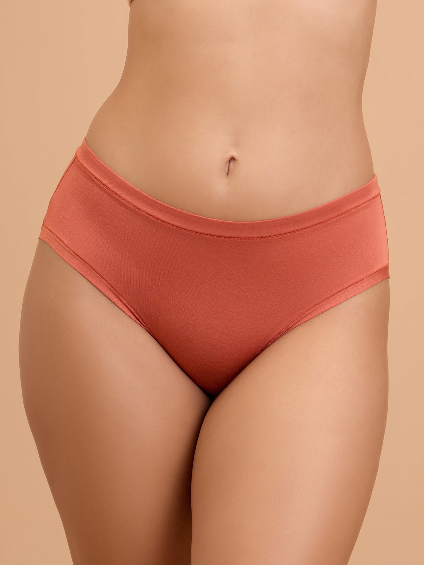 Modal Akin To Skin Super Soft Hipster Panty-NYP383-Carrot