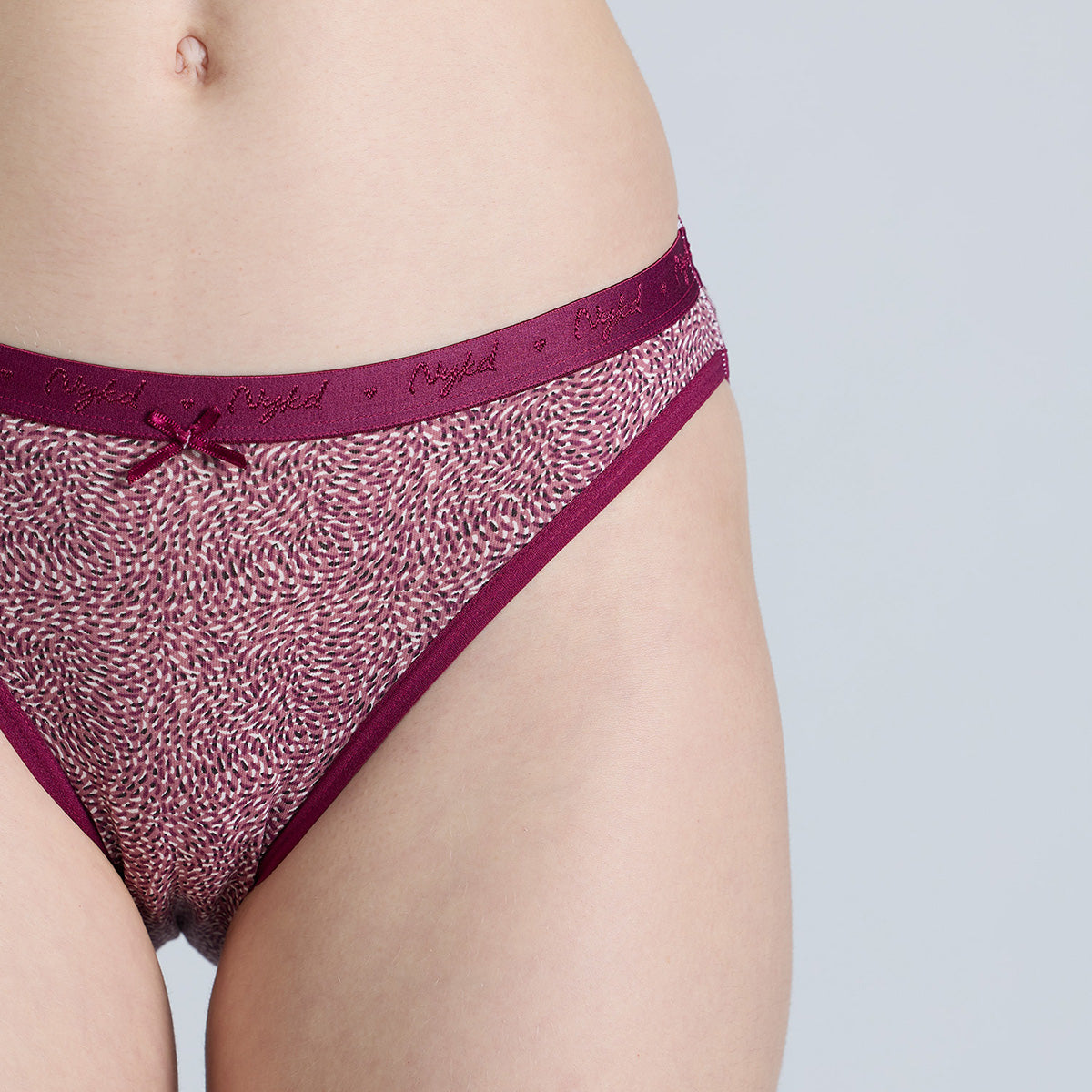 NYKD By Nykaa Low Rise Cotton Bikini Panty with Outer Elastic-NYP390-Assortment 20-P03