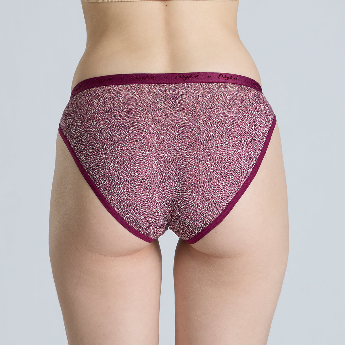 NYKD By Nykaa Low Rise Cotton Bikini Panty with Outer Elastic-NYP390-Assortment 20-P03