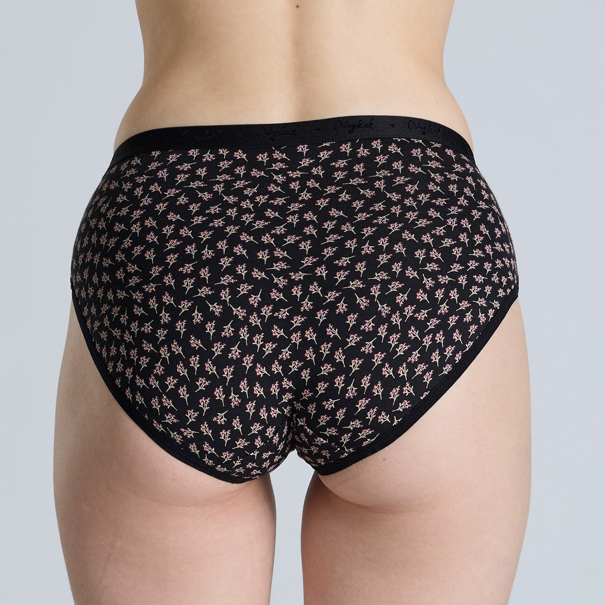 "Nykd by Nykaa Mid Rise Cotton Hipster Panty with Outer Elastic-NYP391-Assortment 16-P03"