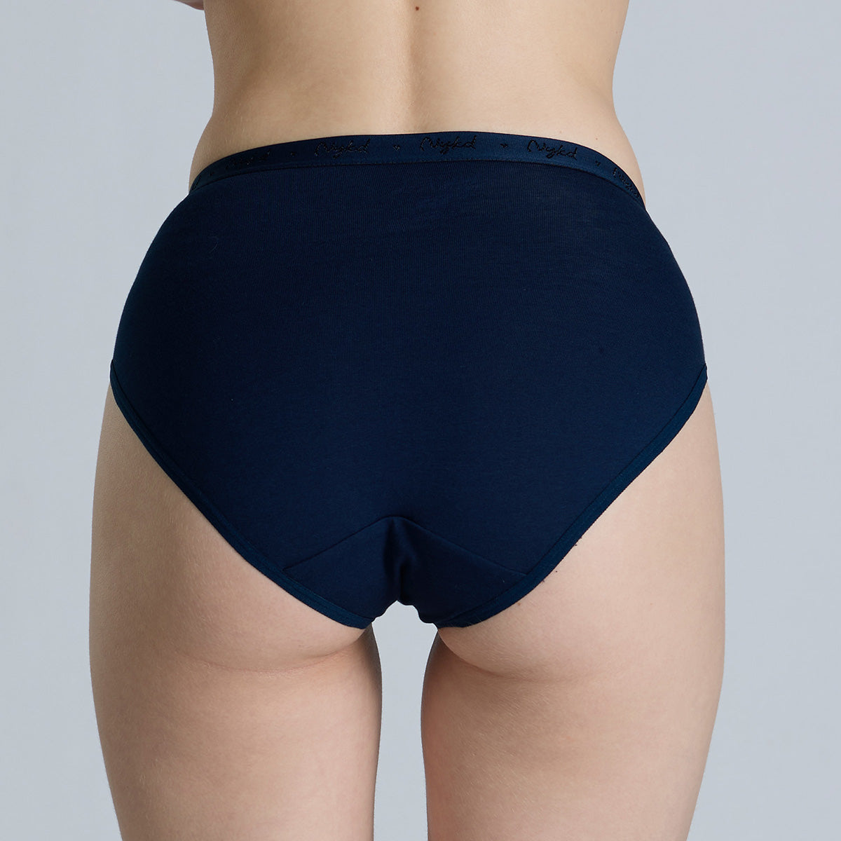 "Nykd by Nykaa Mid Rise Cotton Hipster Panty with Outer Elastic-NYP391-Assortment 17-P03"