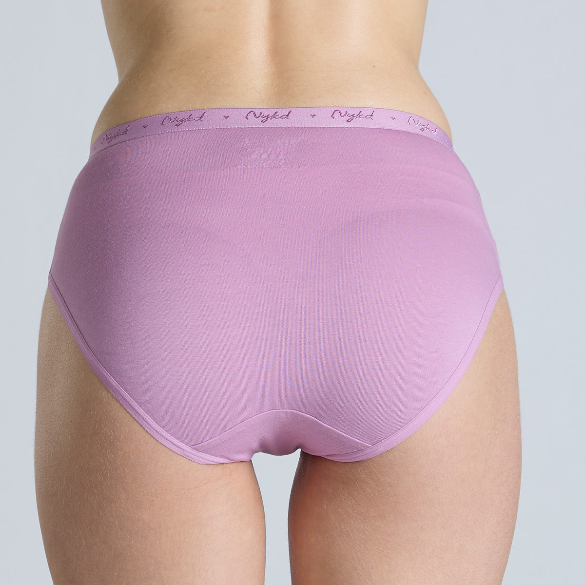 "Nykd by Nykaa Mid Rise Cotton Hipster Panty with Outer Elastic-NYP391-Assortment 18-P03"