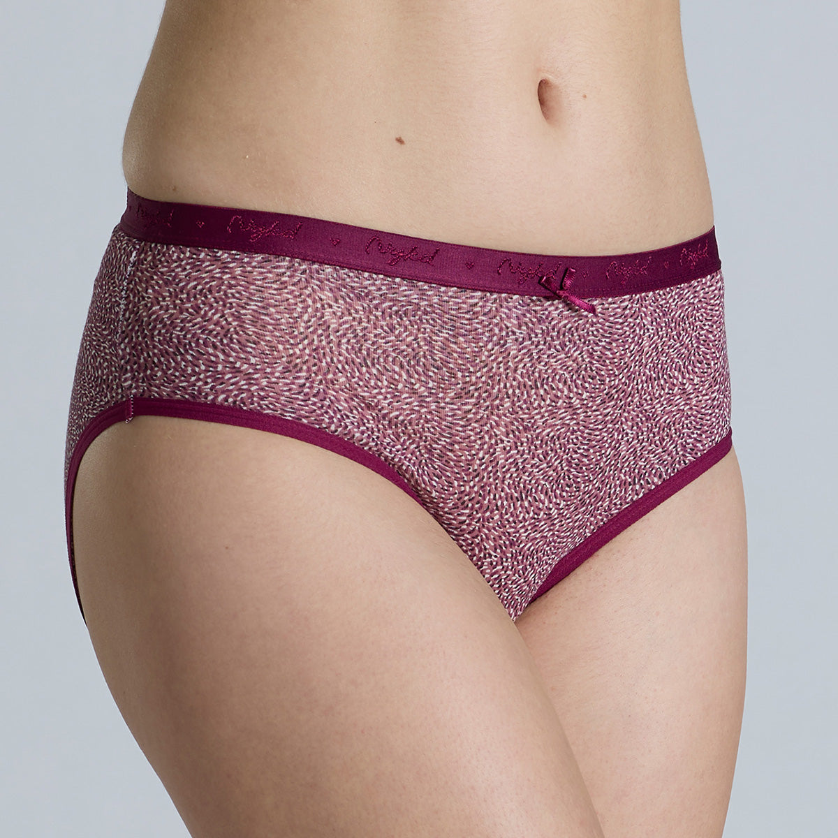 "Nykd by Nykaa Mid Rise Cotton Hipster Panty with Outer Elastic-NYP391-Assortment 20-P03"