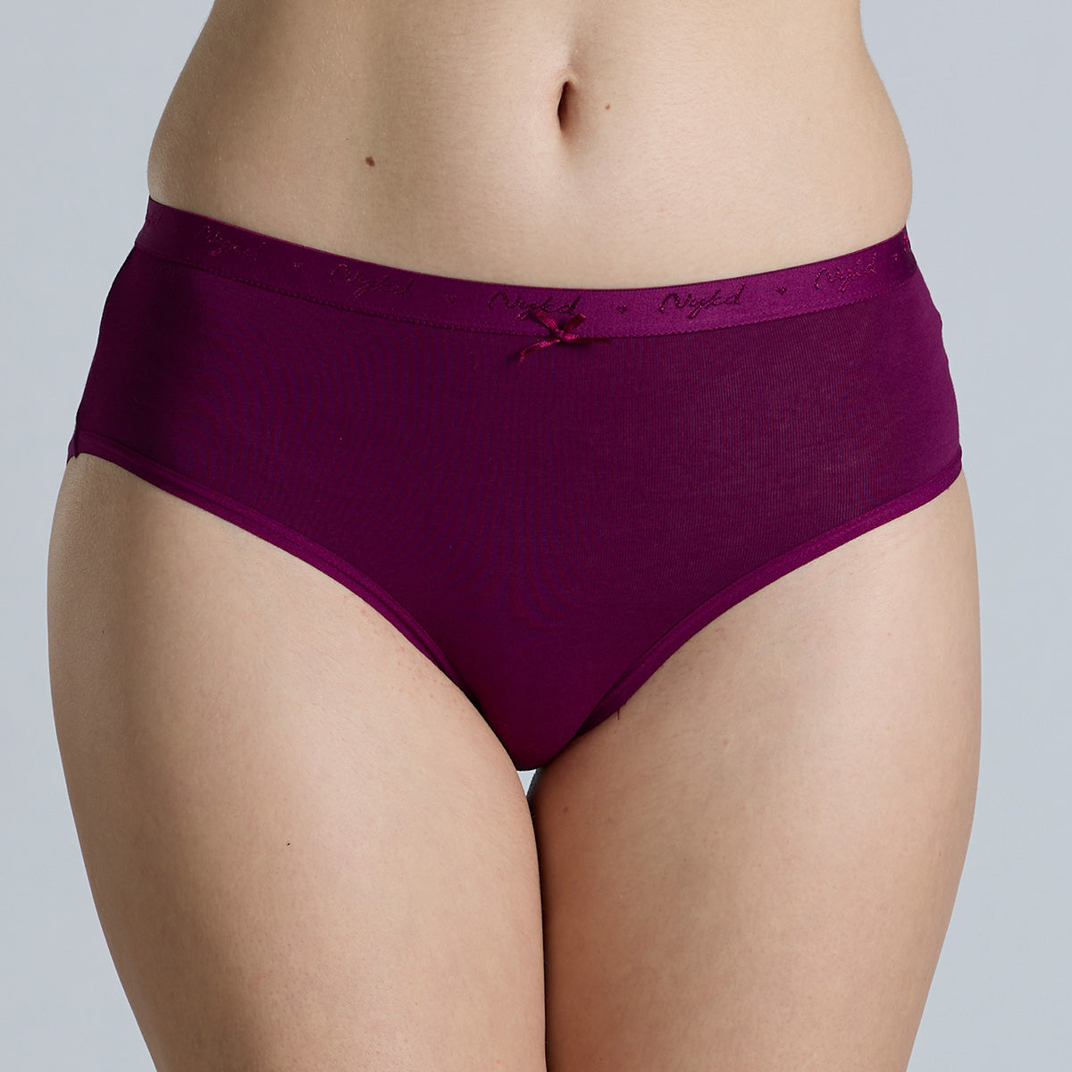 "Nykd by Nykaa Mid Rise Cotton Hipster Panty with Outer Elastic-NYP391-Assortment 20-P03"