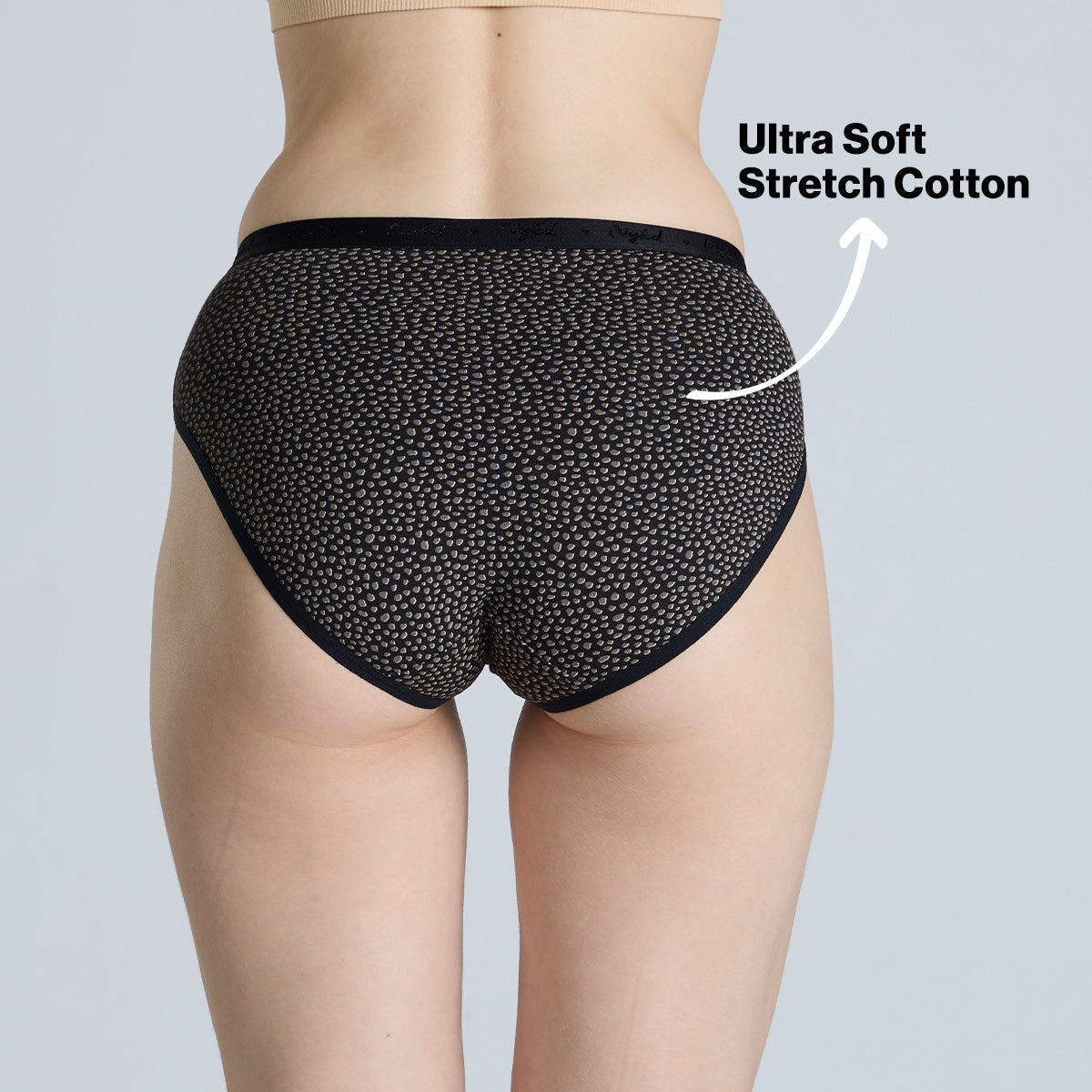 Nykd By Nykaa Mid Rise Hipster Panty with Outer Elastic-NYP391-prints may vary