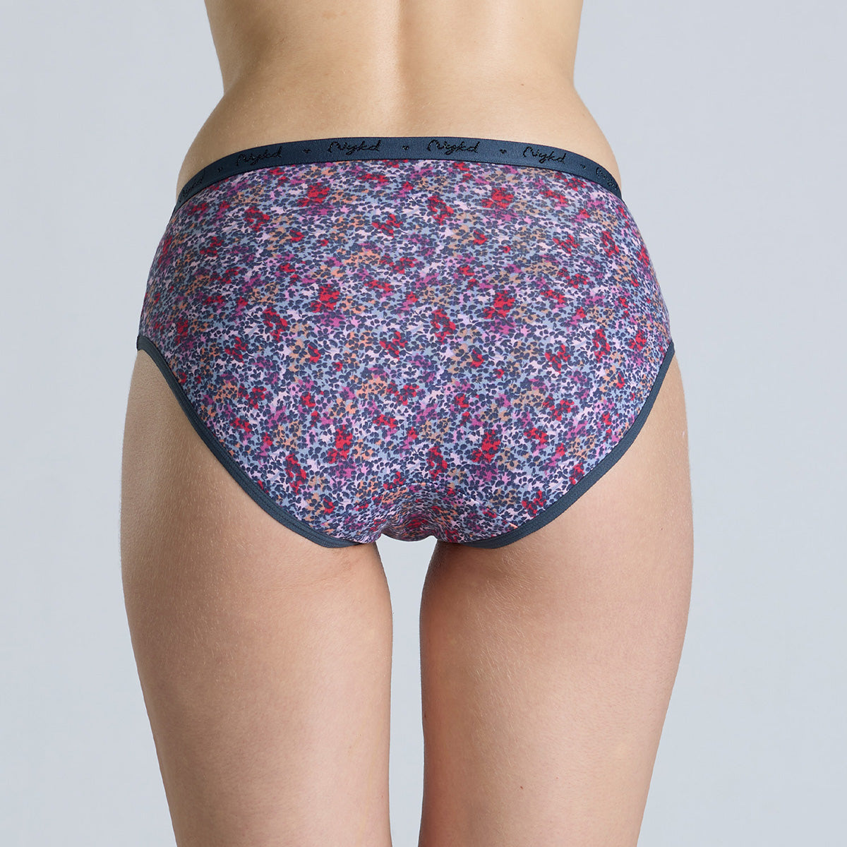 Nykd By Nykaa Mid Rise Hipster Panty with Outer Elastic-NYP391-prints may vary