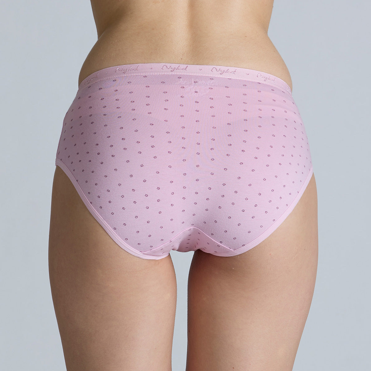 Nykd By Nykaa Mid Rise Hipster Panty with Outer Elastic-NYP391-prints may vary