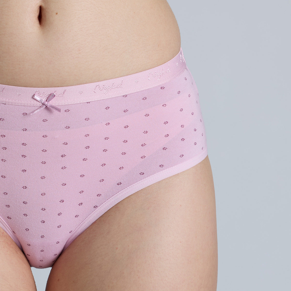 Nykd By Nykaa Mid Rise Hipster Panty with Outer Elastic-NYP391-prints may vary