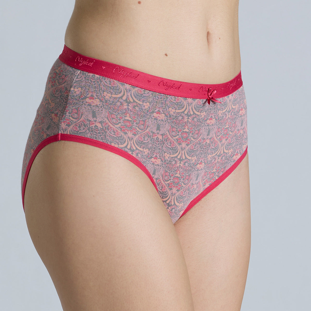 Nykd By Nykaa Mid Rise Hipster Panty with Outer Elastic-NYP391-prints may vary
