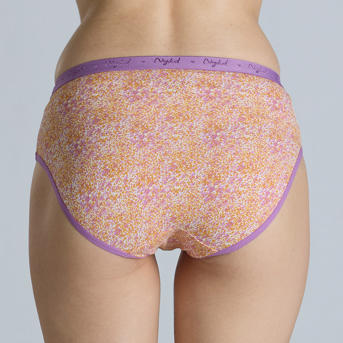 Nykd By Nykaa Mid Rise Hipster Panty with Outer Elastic-NYP391-prints may vary