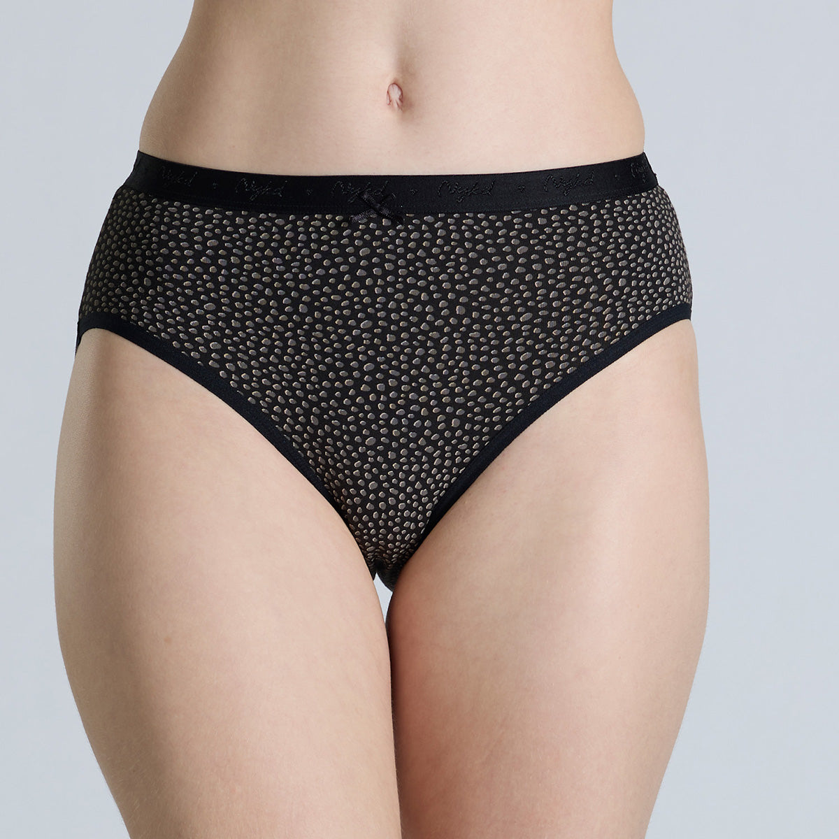 Nykd By Nykaa Mid Rise Hipster Panty with Outer Elastic-NYP391-prints may vary
