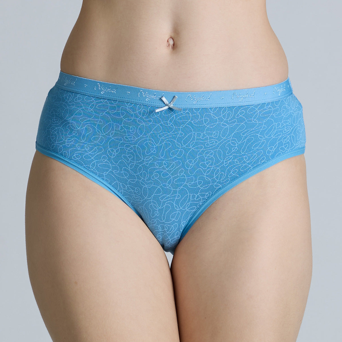 Nykd By Nykaa Mid Rise Hipster Panty with Outer Elastic-NYP391-prints may vary