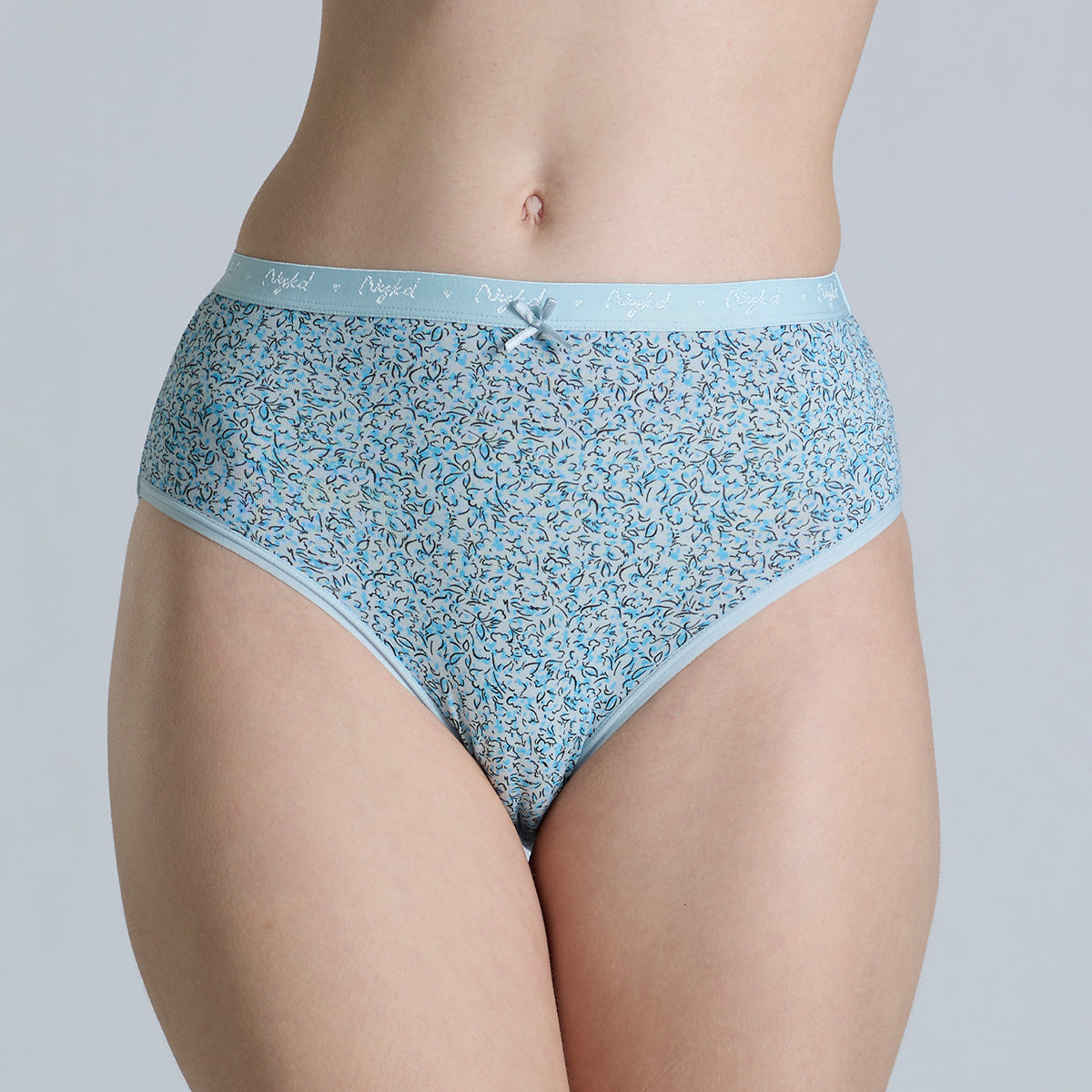 Nykd By Nykaa Mid Rise Hipster Panty with Outer Elastic-NYP391-prints may vary