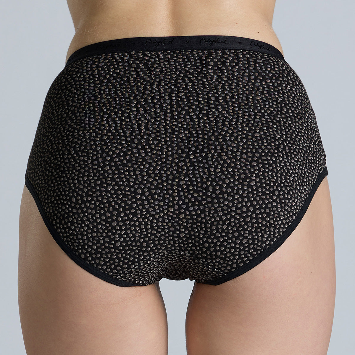 "Nykd by Nykaa High Rise Cotton Full Brief Panty with Outer Elastic-NYP392-Assortment 16-P03"