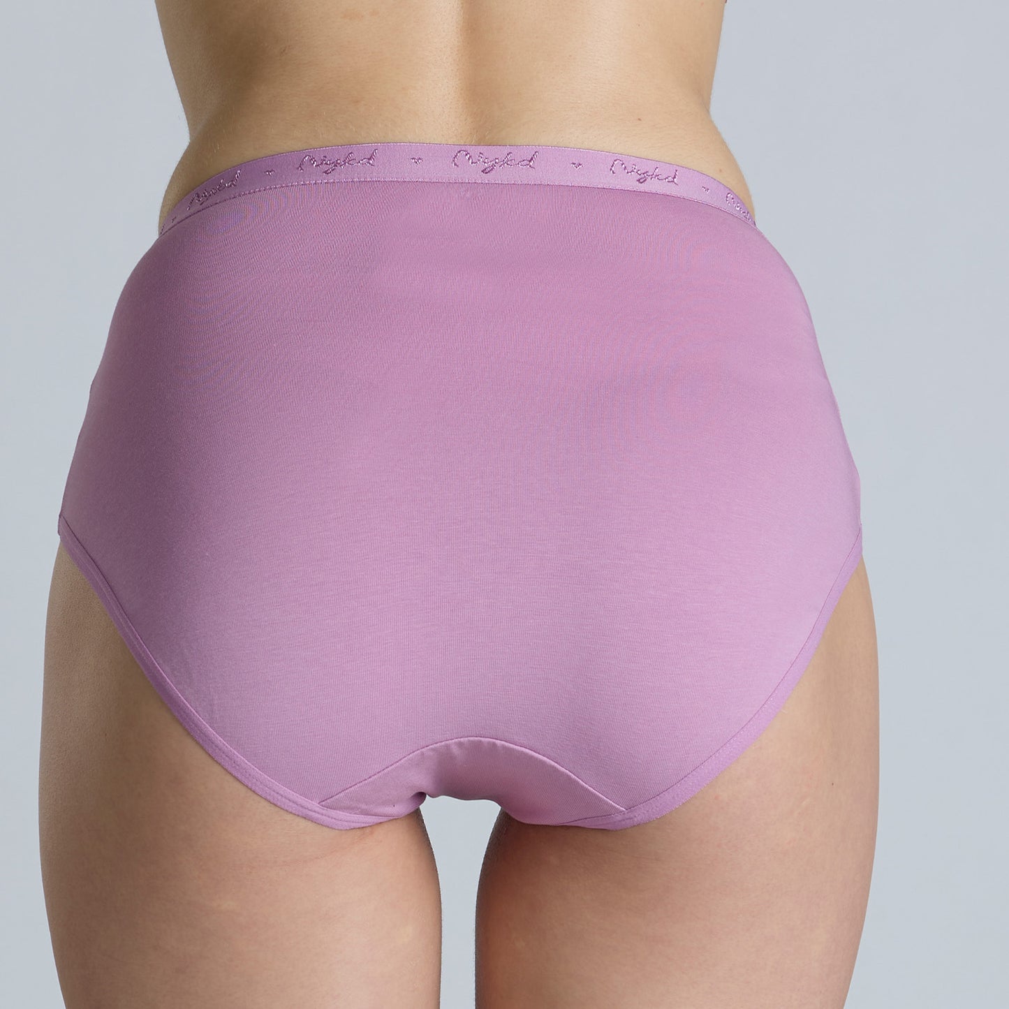 "Nykd by Nykaa High Rise Cotton Full Brief Panty with Outer Elastic-NYP392-Assortment 18-P03"