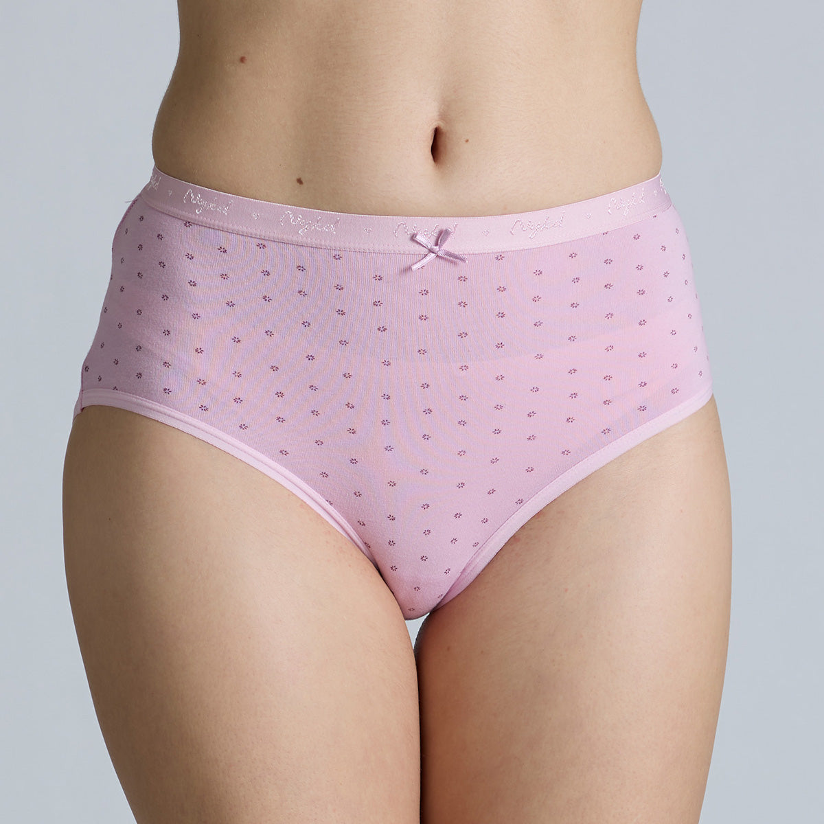 "Nykd by Nykaa High Rise Cotton Full Brief Panty with Outer Elastic-NYP392-Assortment 20-P03"