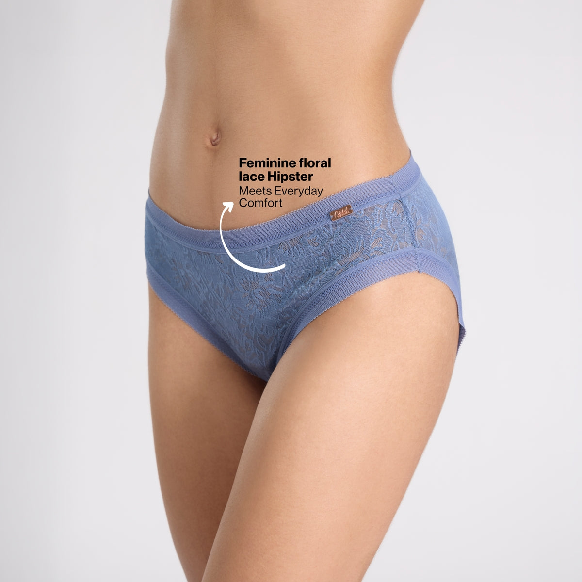 Nykd by Nykaa Shape & Sculpt Hipster Lace Panty-B Blue NYP398