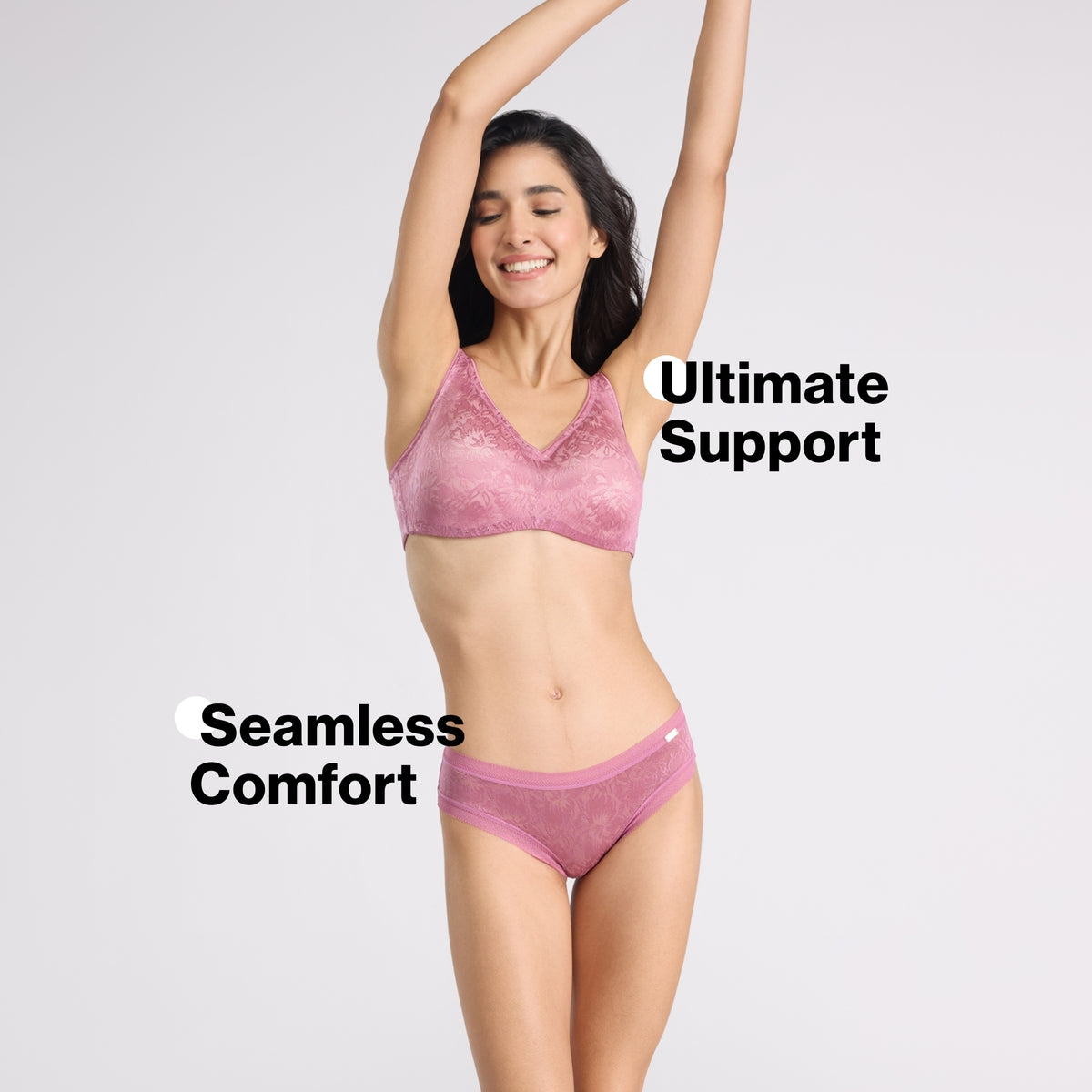 Nykd by Nykaa Shape & Sculpt Hipster Lace Panty-Nectar NYP398