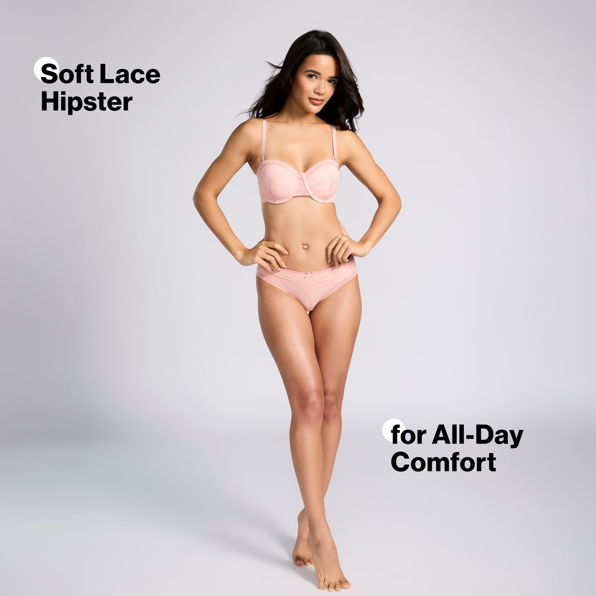 Nykd By Nykaa The Bridal Edit Lace Hipster-NYP427 R Pink