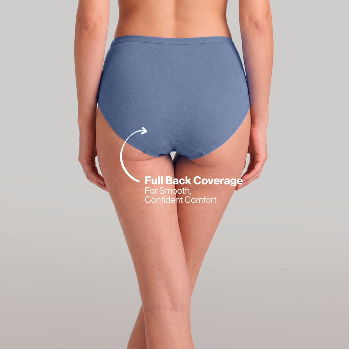 PO3 Mid Rise 100% Cotton Hipster Panty with Inner Elastic NYP451 Lt Blue, Black, W Mauve