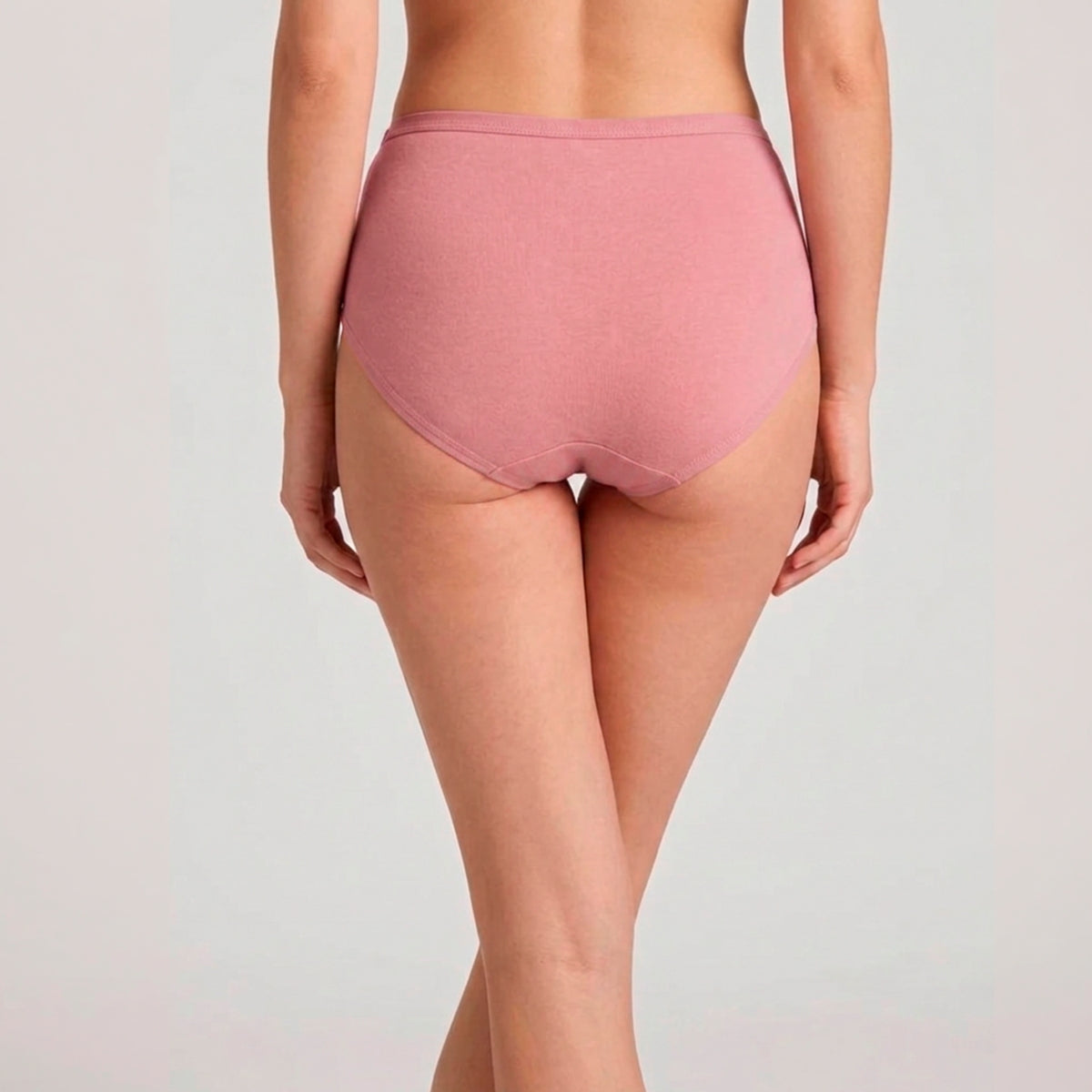 PO3 Mid Rise 100% Cotton Hipster Panty with Inner Elastic - NYP451 Blush,D Lavender,S Mint