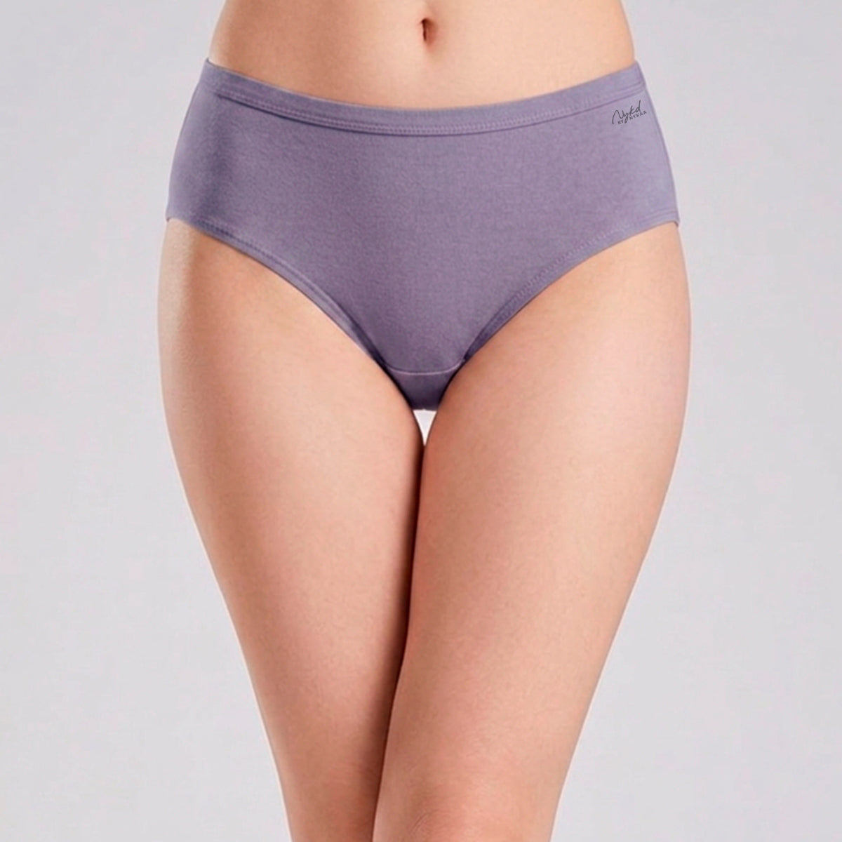 PO3 Mid Rise 100% Cotton Hipster Panty with Inner Elastic - NYP451 Blush,D Lavender,S Mint