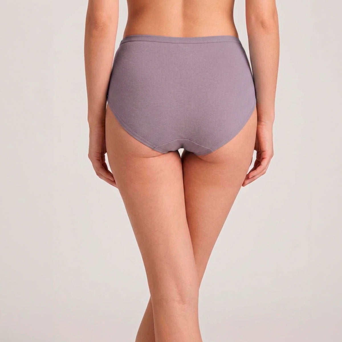 PO3 Mid Rise 100% Cotton Hipster Panty with Inner Elastic - NYP451 Blush,D Lavender,S Mint