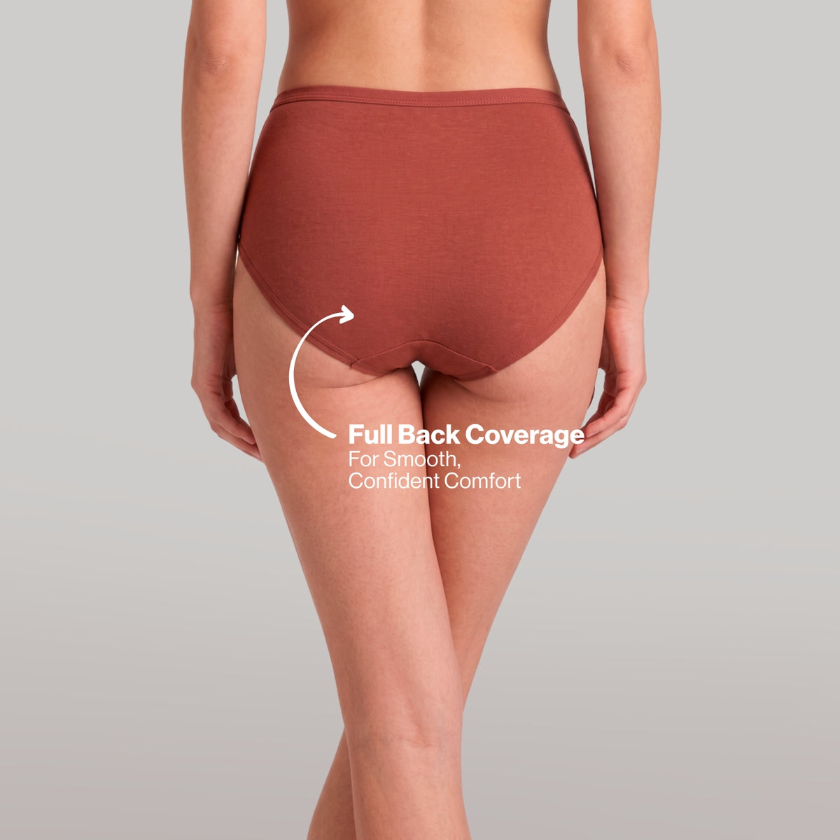 PO3 Mid Rise 100% Cotton Hipster Panty with Inner Elastic - NYP451 Rust,D Grape,Brown