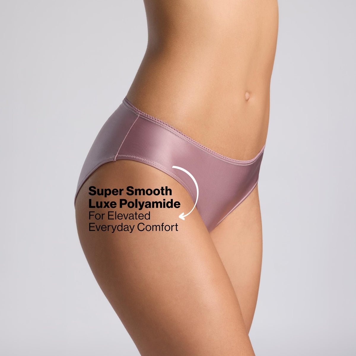 Nykd by Nykaa Ultimate 24/7 Luxe Satin Hipster Panty Cotton Gusset NYP459 Lavender