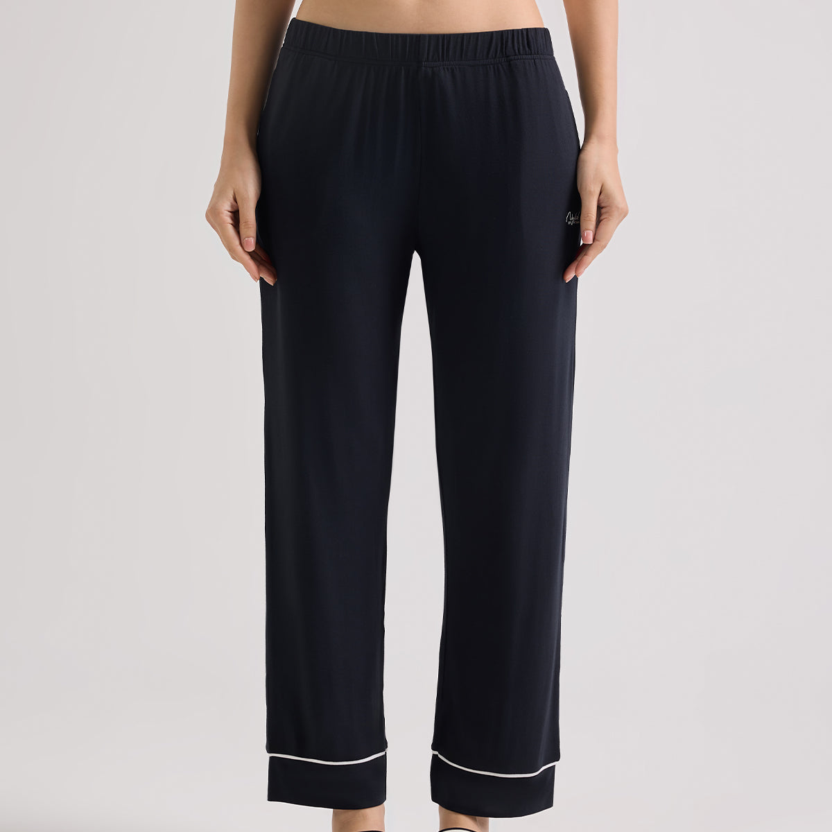 Sumptuously Soft Modal Button-Down Pajama Set of 2-NYS001-Black