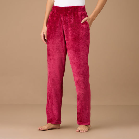 Nykd By Nykaa Luxe Fur Pants - NYS121 - Red