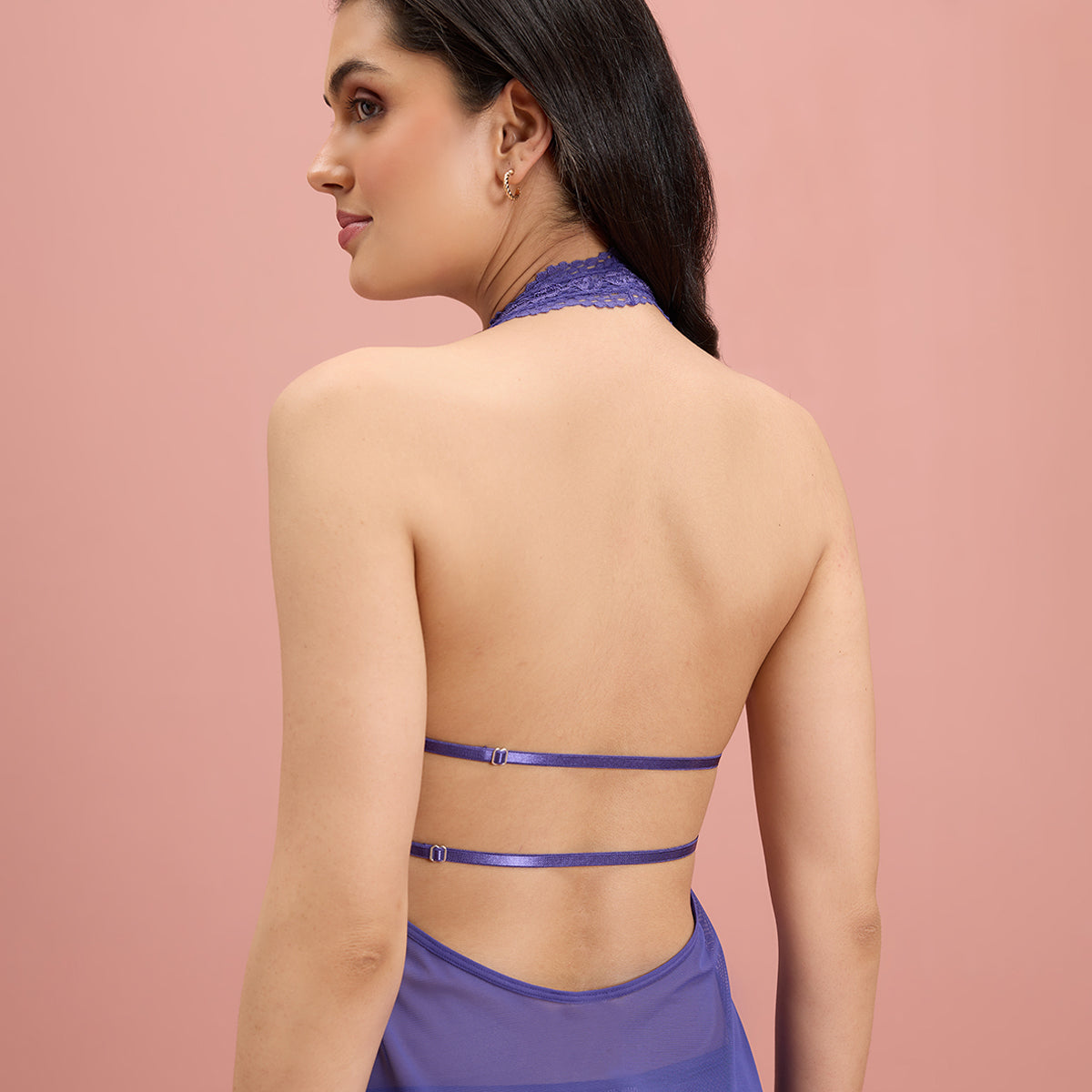 Nykd By Nykaa Lace Babydoll-N Blue NYS123