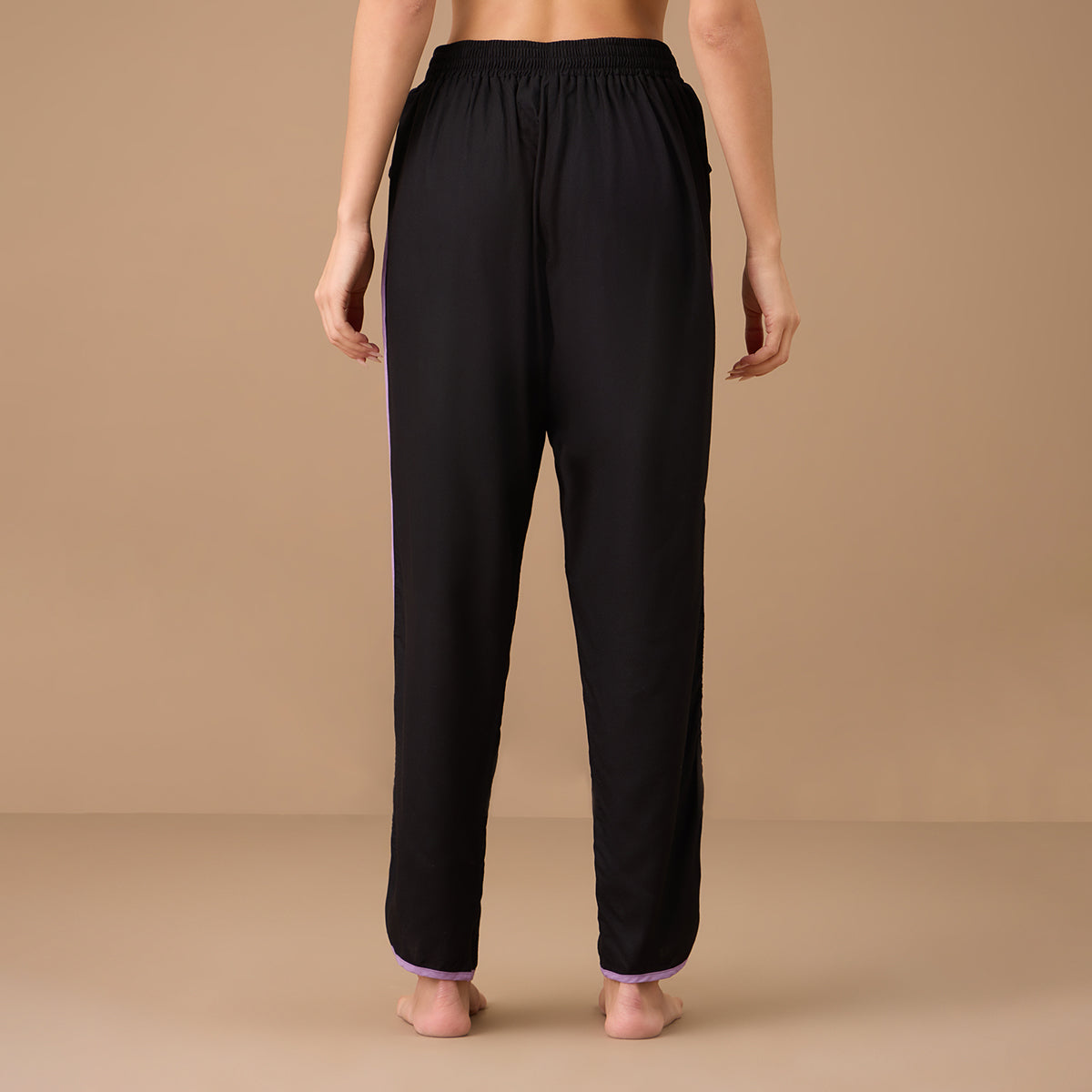 Nykd By Nykaa Rayon Sleep Pajama - NYS130 - Black