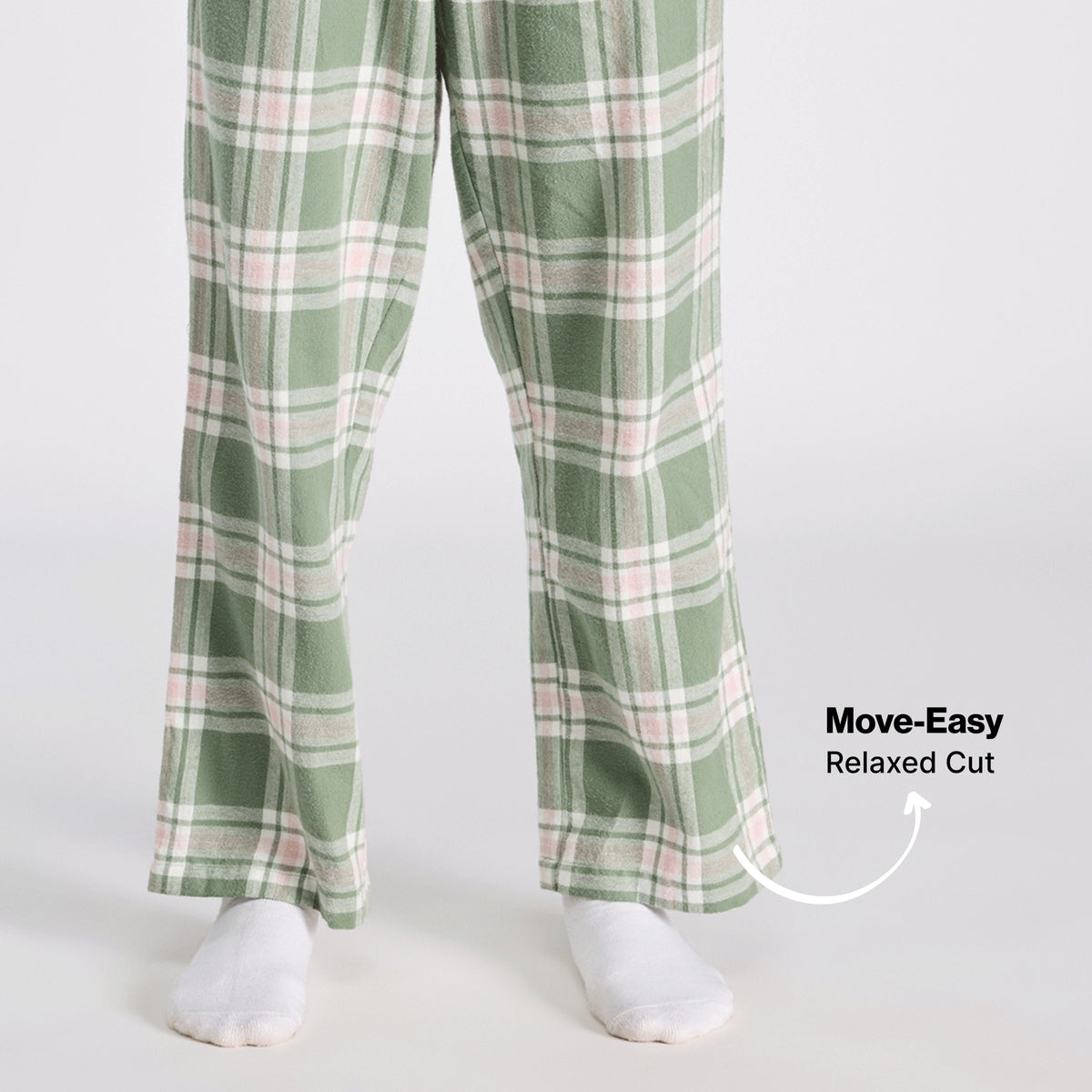 Nykd By Nykaa Cozy Brushed Cotton Button Down Pyjama Set of 2 In Relaxed Fit Nys902 Green & Pink