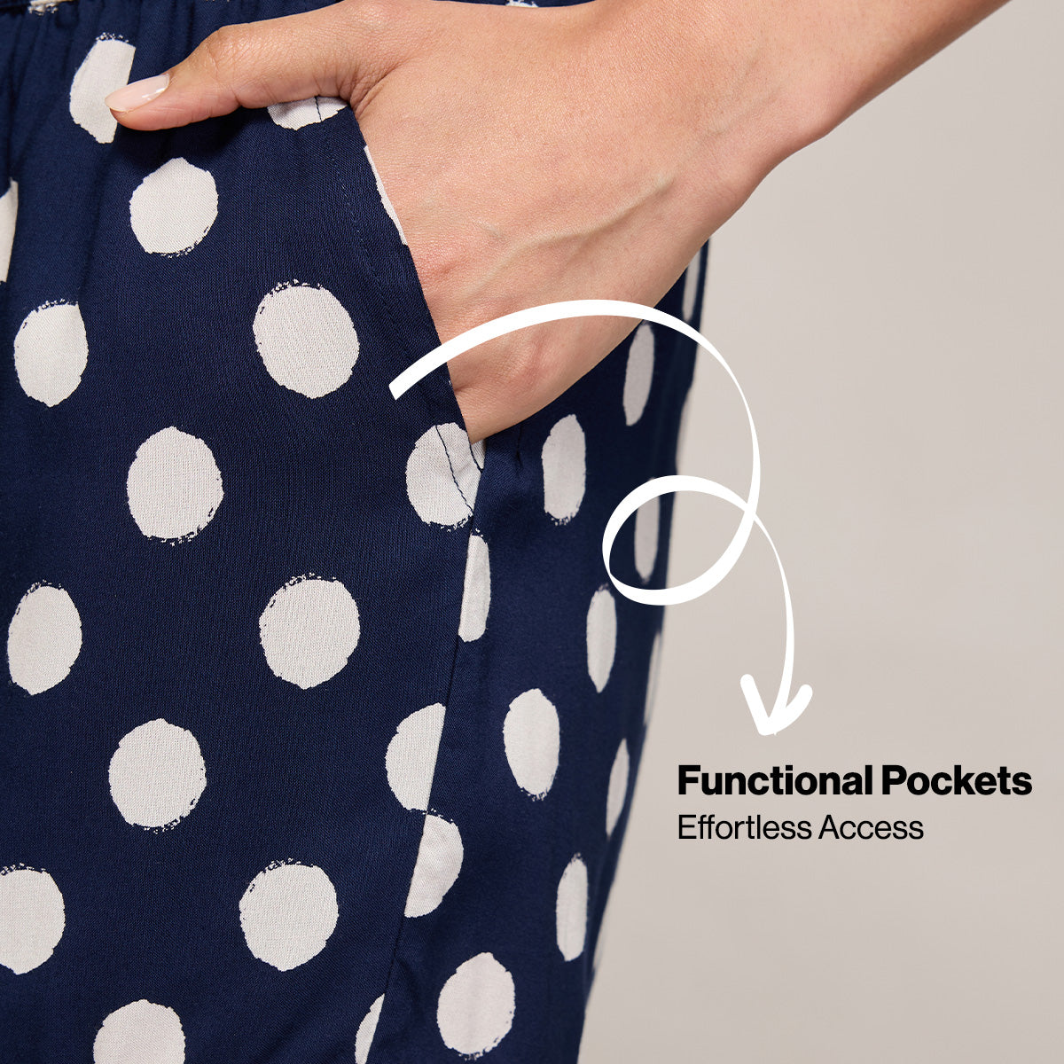 NYKD BY NYKAA BREEZY RAYON SHORTS WITH ELASTICATED WAIST & POCKETS NYS908 NAVY BLUE